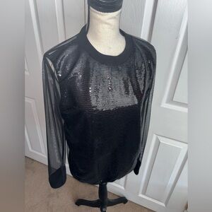 Armani Exchange Sequin Top